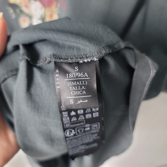 AllSaints Oshiba Crewneck Short Sleeve Graphic Tee, Size Small, Washed Black - Picture 8 of 10